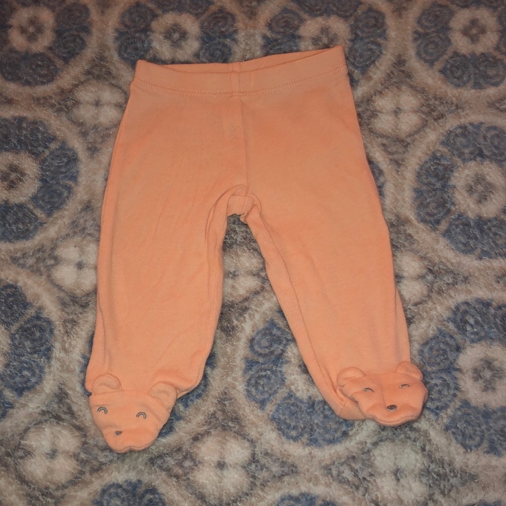 Newborn footsie pants.